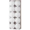 Gule MagicHome Vianoce,10 ks, biele, na vianočný stromček, 6 cm Gule MagicHome Vianoce,10 ks, biele, na vianočný stromček, 6 cm