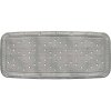KELA Vaňová podložka KRETA PVC sivá 92 x 36 cm KL-22370