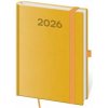 Diár 2026 denný B6 Print Pop - žltá Diár 2026 denný B6 Print Pop - žltá