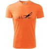 Ekg futbal brankár - Pánske tričko Fantasy športové - L ( Neon mandarine ) Ekg futbal brankár - Pánske tričko Fantasy športové - L ( Neon mandarine )