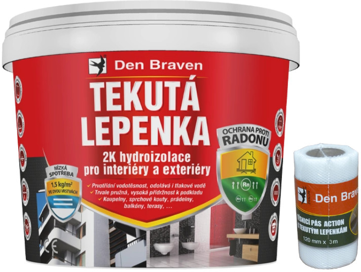 Den Braven Tekutá lepenka 2K vedro 21 kg