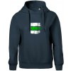 Turistická značka - zelená - Oversized mikina dámská Moon - kratšia + širšia - XL ( Tmavomodrá (takmer čierna) ) Turistická značka - zelená - Oversized mikina dámská Moon - kratšia + širšia - XL ( Tmavomodrá (takmer čierna) )