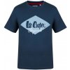 Lee Cooper Logo Pánske Tričko Modré Modrá 3XL Lee Cooper Logo Pánske Tričko Modré Modrá 3XL