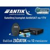 Satelitný komplet AntikSAT na 1TV - ZAČIATOK H265 Satelitný komplet AntikSAT na 1TV - ZAČIATOK H265