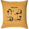 Mačacie jóga (Hana-creative) - Vankúš 50x50 - 50x50 - Vrátane výplne ( Zlatožltá ) Mačacie jóga (Hana-creative) - Vankúš 50x50 - 50x50 - Vrátane výplne ( Zlatožltá )