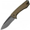 Buck Ruckus Blackwashed D2 Black & Green Aluminium Framelock BU-0713GRS