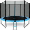 Aga SPORT PRO Trampolína 305 cm Svetlo modrá + ochranná sieť + rebrík Aga SPORT PRO Trampolína 305 cm Svetlo modrá + ochranná sieť + rebrík