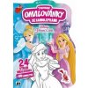 Tvarované omalovánky se samolepkami - Princezny Tvarované omalovánky se samolepkami - Princezny
