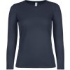 B&C Tričko B&C E150 LSL, dámské, dlouhý rukáv COT01006T00303-navy L Navy B&C Tričko B&C E150 LSL, dámské, dlouhý rukáv COT01006T00303-navy L Navy