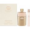 Gucci Guilty Pour Femme Eau de Parfum Darčeková sada dámska parfumovaná voda 90 ml a miniaturka dámska parfumovaná voda 10 ml Gucci Guilty Pour Femme Eau de Parfum Darčeková sada dámska parfumovaná voda 90 ml a miniaturka dámska parfumovaná voda 10 ml