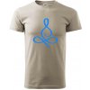 Yoga - lotus modrý (Moňas) - Klasické pánske tričko vyššej gramáže - 3XL ( Ľadovo sivá ) Yoga - lotus modrý (Moňas) - Klasické pánske tričko vyššej gramáže - 3XL ( Ľadovo sivá )
