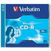 CD R disk, 700MB, 80min, 16x, 1 ks, klasický obal, VERBATIM Live it CD R disk, 700MB, 80min, 16x, 1 ks, klasický obal, VERBATIM Live it