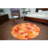 Najkoberce PUZZLE oranžový kruh 100 cm kruh Najkoberce PUZZLE oranžový kruh 100 cm kruh