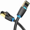 Vention IKABJ Cat.8 SFTP Patch, 5m, černý