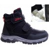 Zimné Chlapčenské Nepremokavé Topánky ŚNIEGOWCE SUWAK Rzep Futro Czarne Sivé r33 Zimné Chlapčenské Nepremokavé Topánky ŚNIEGOWCE SUWAK Rzep Futro Czarne Sivé r33