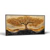 Stromy Koreň života | Obraz Vintessia v ráme Rozmery panoráma: 60x120, Rám: Čierny matný-alu Stromy Koreň života | Obraz Vintessia v ráme Rozmery panoráma: 60x120, Rám: Čierny matný-alu