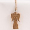 Závesný drevený anjel 12 cm Závesný drevený anjel 12 cm