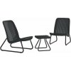KETER Záhradný nábytok Rio Patio set grafitový PE612129 KETER Záhradný nábytok Rio Patio set grafitový PE612129