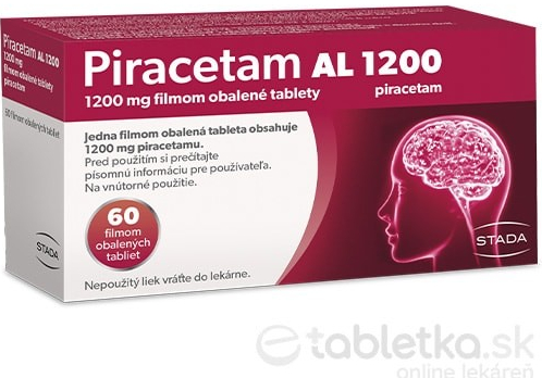 Piracetam AL 1200 tbl.flm.60 x 1200 mg