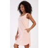 Dámska nočná košeľa na ramienka Adriana svetle lososová