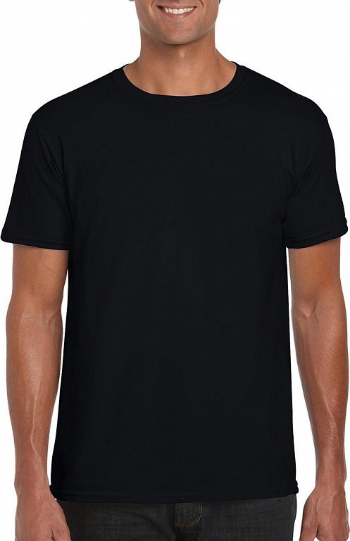 Gildan pánske tričko Ring Spun čierna