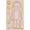 Goki Drevené puzzle Ľudské telo - dievča Goki Drevené puzzle Ľudské telo - dievča