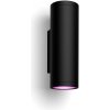 PHILIPS Appear HUE WACA EU 2x8W čierne nástenné svietidlo PHILIPS Appear HUE WACA EU 2x8W čierne nástenné svietidlo