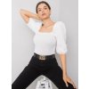 Blouse-RO-BZ-2304.15X-white biela L RUE PARIS 2016102928553 Blouse-RO-BZ-2304.15X-white biela L RUE PARIS 2016102928553