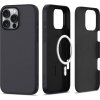 KRYT TECH-PROTECT SILICONE MAGSAFE IPHONE 16 PRO MATTE Čierny KRYT TECH-PROTECT SILICONE MAGSAFE IPHONE 16 PRO MATTE Čierny