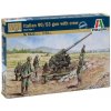 ITALERI Model Kit figurky 6122 - ITALIAN 90/53 GUN with CREW (1:72) ITALERI Model Kit figurky 6122 - ITALIAN 90/53 GUN with CREW (1:72)