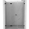 Mexen Lunar-F L skladacie sprchové dvere ľavé 135 cm, transparentné, čierne - 836SL-135-050-70-00-L Mexen Lunar-F L skladacie sprchové dvere ľavé 135 cm, transparentné, čierne - 836SL-135-050-70-00-L