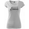 Narodeniny odmocniny 60 - Pure dámske tričko - M ( Biela )