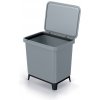 Odpadkový kôš SYSTEMA - objem: 29 l, farba: svetlo šedá Odpadkový kôš SYSTEMA - objem: 29 l, farba: svetlo šedá