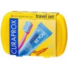 Curaprox Travel Set zubná kefka + CPS medzizubné kefky 2 ks + zubná pasta 10 ml darčeková sada, žltý Curaprox Travel Set zubná kefka + CPS medzizubné kefky 2 ks + zubná pasta 10 ml darčeková sada, žltý