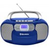 Radiomagnetofon Roadstar, RCR-4635UMPBL, PLL FM, CD MP3, USB, AUX in, modrá