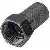 Konektor F 6.8mm gum. krúžok, čierny Geti Konektor F 6.8mm gum. krúžok, čierny Geti