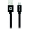 Swissten Datový Kabel Textile Usb / Micro Usb 1,2 M Černý 71522201 Swissten Datový Kabel Textile Usb / Micro Usb 1,2 M Černý 71522201