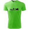 Evolution of man (supersport) - Pánske tričko Fantasy športové - M ( Apple Green ) Evolution of man (supersport) - Pánske tričko Fantasy športové - M ( Apple Green )