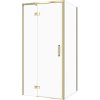 CERSANIT Štvorcová sprchová kabína LARGA zlatá mat, ľavá 80x80 číre sklo S601-462 CERSANIT Štvorcová sprchová kabína LARGA zlatá mat, ľavá 80x80 číre sklo S601-462