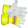 Rukavice Strend Pro Janus High Vision, textil/koža s reflexnými prvkami, veľkosť 10/XL, blister Rukavice Strend Pro Janus High Vision, textil/koža s reflexnými prvkami, veľkosť 10/XL, blister