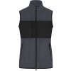 James & Nicholson JN 1309 dámska fleecová vesta carbon/black