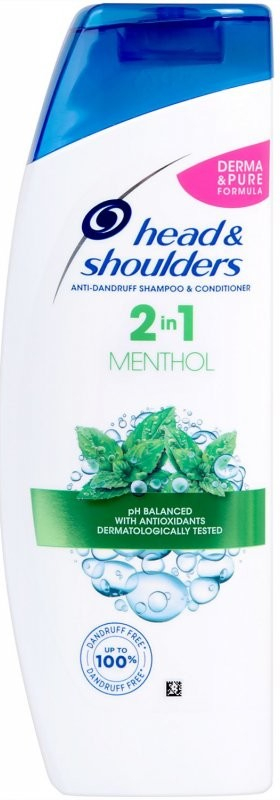 Head & Shoulders Menthol 2in 1 Šampón proti lupinám 360 ml
