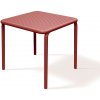 Lazy Momo Jedálenský stôl BRENE 795x795x755 mm Farba: Červená Lazy Momo Jedálenský stôl BRENE 795x795x755 mm Farba: Červená