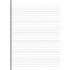 Notes Papier samostatné listy A3 linajkované 180 listov