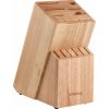 Siguro Drevený blok Rustic pre 13 nožov a nožnice/ocieľku Siguro Drevený blok Rustic pre 13 nožov a nožnice/ocieľku