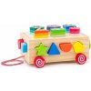 Vkládačka Woody Vozík s tvary 3v1 Vkládačka Woody Vozík s tvary 3v1