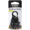 Karabínka na kľúče Nite Ize S-Biner KeyRack Steel - black Karabínka na kľúče Nite Ize S-Biner KeyRack Steel - black