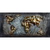 Kovový obraz Mapa sveta FAM0874 80x40cm Kovový obraz Mapa sveta FAM0874 80x40cm
