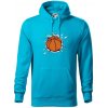 Basketbal lopta v triku - Mikina pánska Cape s kapucňou - XL ( Svetlý tyrkys ) Basketbal lopta v triku - Mikina pánska Cape s kapucňou - XL ( Svetlý tyrkys )