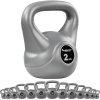 MOVIT® 2 kg Kettlebell činka sivá MOVIT® 2 kg Kettlebell činka sivá